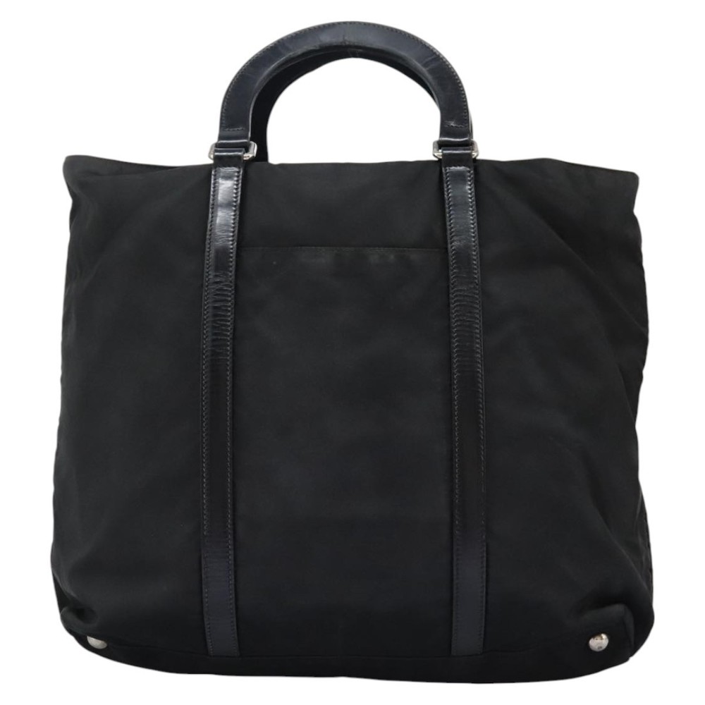 PRADA Hand Bag Nylon Black Auth 112089 - Picture 3 of 16